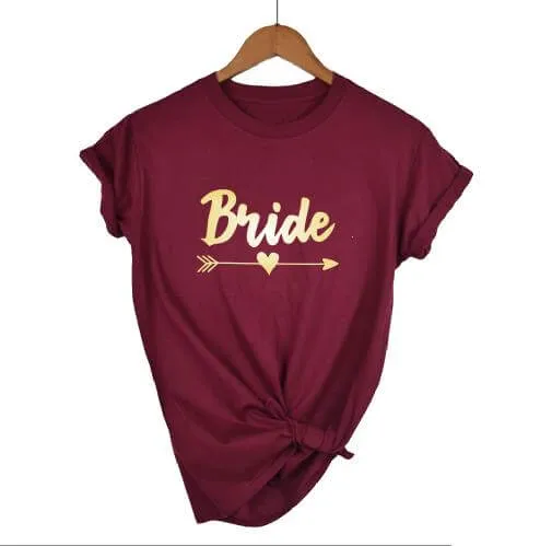 Bachelorette Party Wedding Team Bride Bride Squad  T-shirts