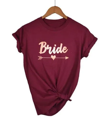 Bachelorette Party Wedding Team Bride Bride Squad  T-shirts