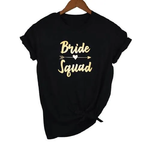 Bachelorette Party Wedding Team Bride Bride Squad  T-shirts