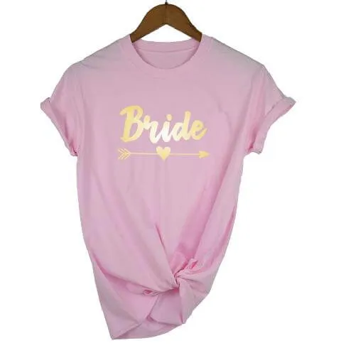 Bachelorette Party Wedding Team Bride Bride Squad  T-shirts