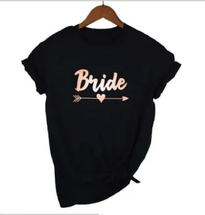 Bachelorette Party Wedding Team Bride Bride Squad  T-shirts