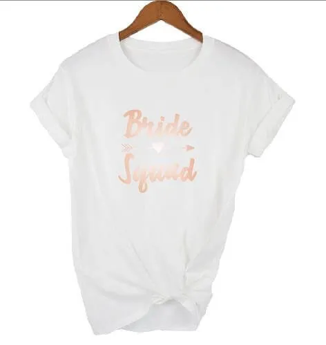Bachelorette Party Wedding Team Bride Bride Squad  T-shirts