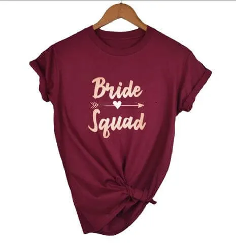 Bachelorette Party Wedding Team Bride Bride Squad  T-shirts