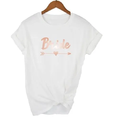 Bachelorette Party Wedding Team Bride Bride Squad  T-shirts