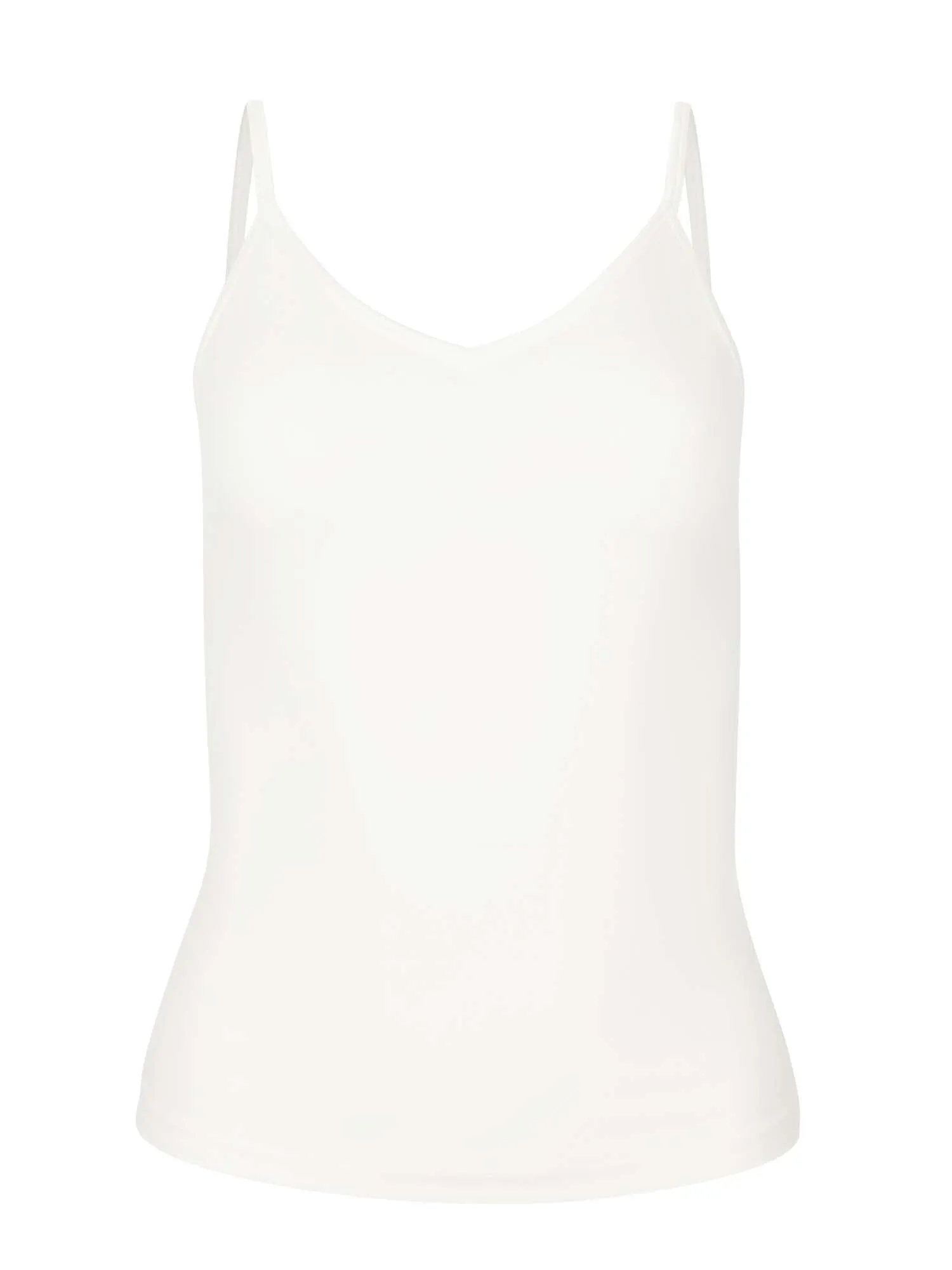 Bamboo Layering Singlet - Cream