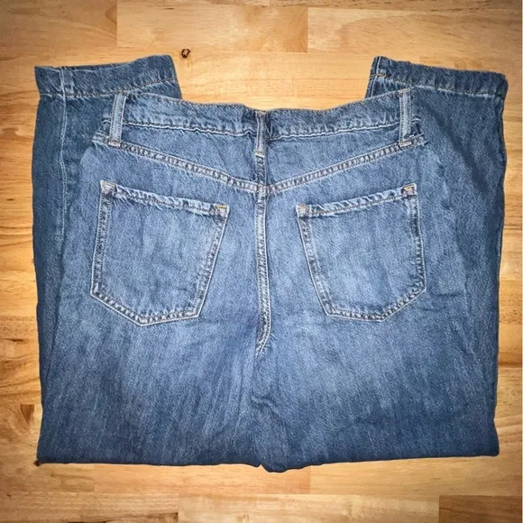 Banana Republic Barrel Jeans Size 29/8 Medium Wash Classic Fit