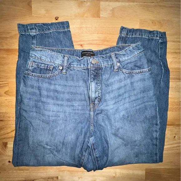Banana Republic Barrel Jeans Size 29/8 Medium Wash Classic Fit