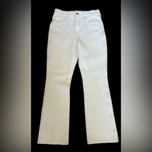 Banana Republic Ecru High-Rise Crop Boot Jeans Size 8