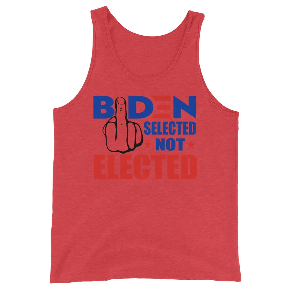 Biden selected not Elected Unisex Tank Top