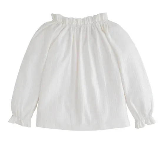 Bisby Tory Top - Snow Pointelle