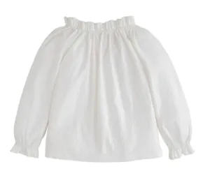 Bisby Tory Top - Snow Pointelle