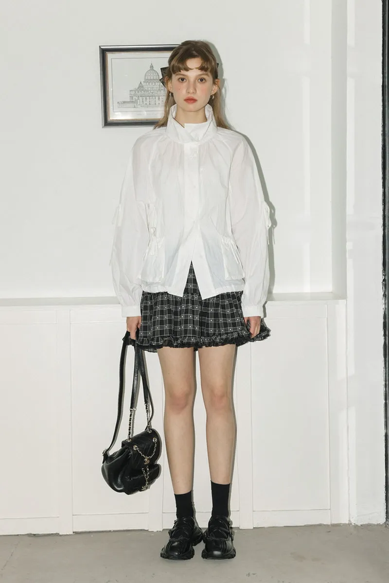 Black & White Plaid Top / Skirt