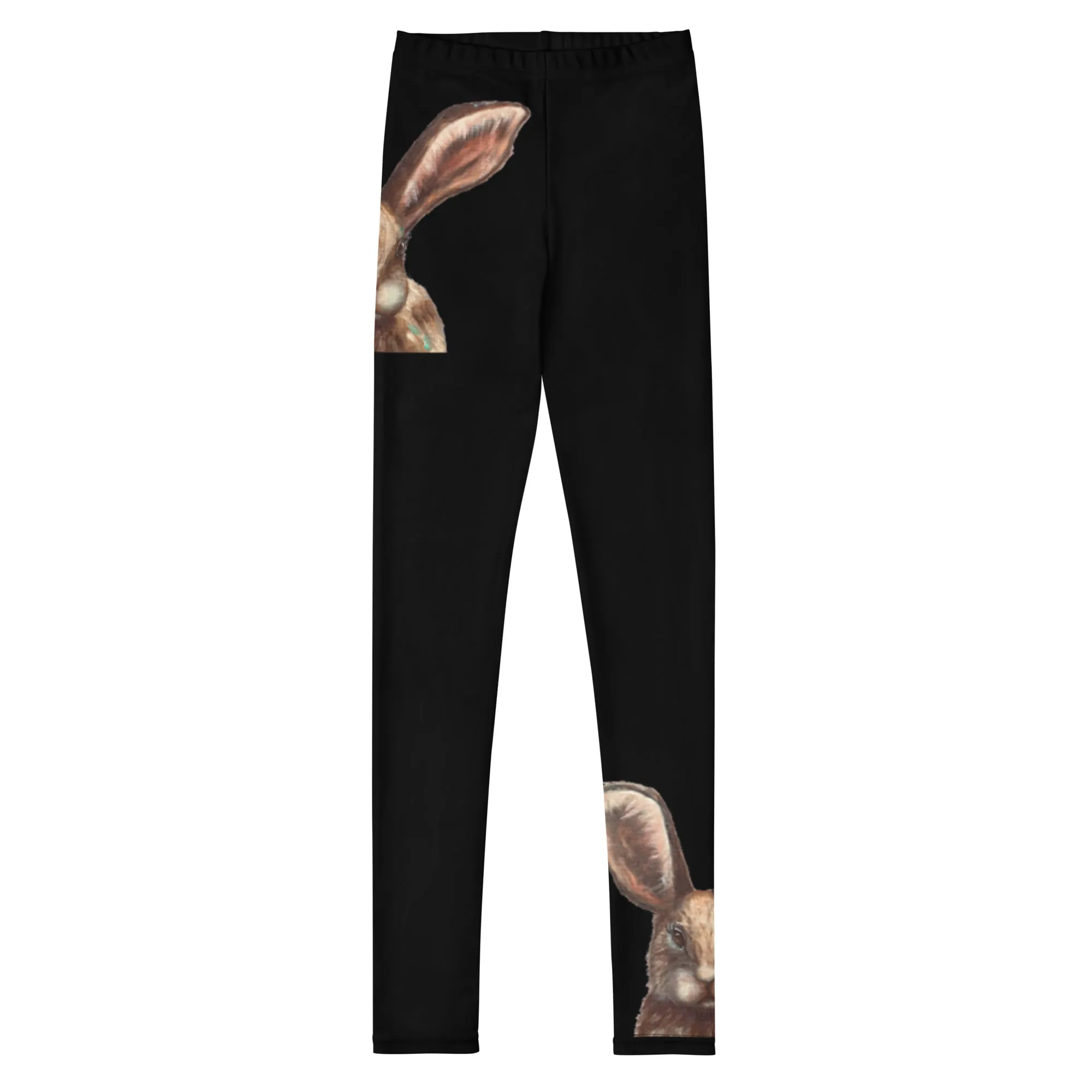 Black Bunny Girls Leggings