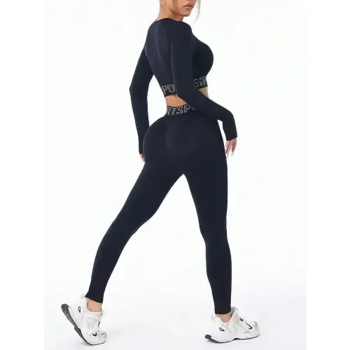 Black Effortless Activewear Set