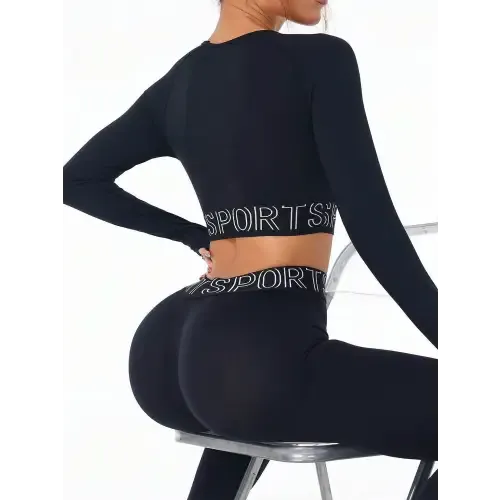 Black Effortless Activewear Set
