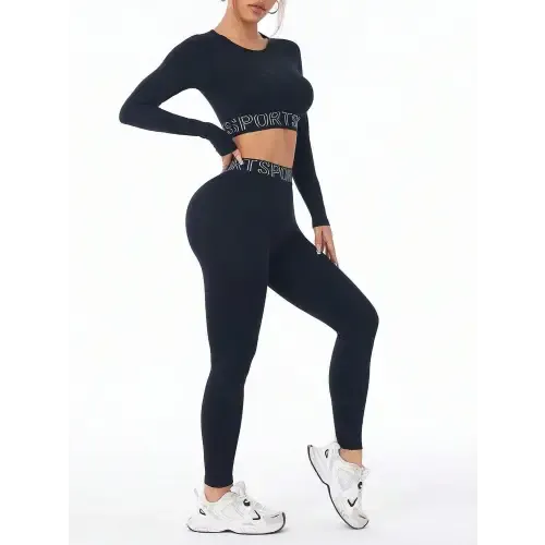Black Effortless Activewear Set