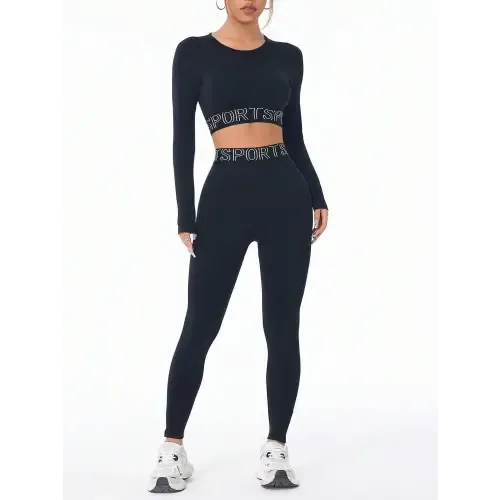Black Effortless Activewear Set