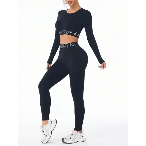 Black Effortless Activewear Set