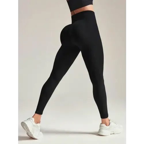 Black High Rise Active Leggings
