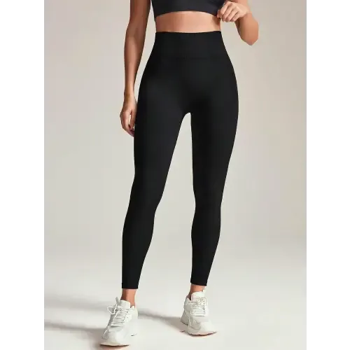 Black High Rise Active Leggings