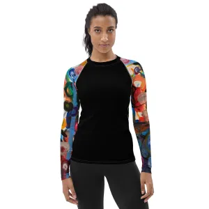 Black Rash Guard "Breeze" Sleeves