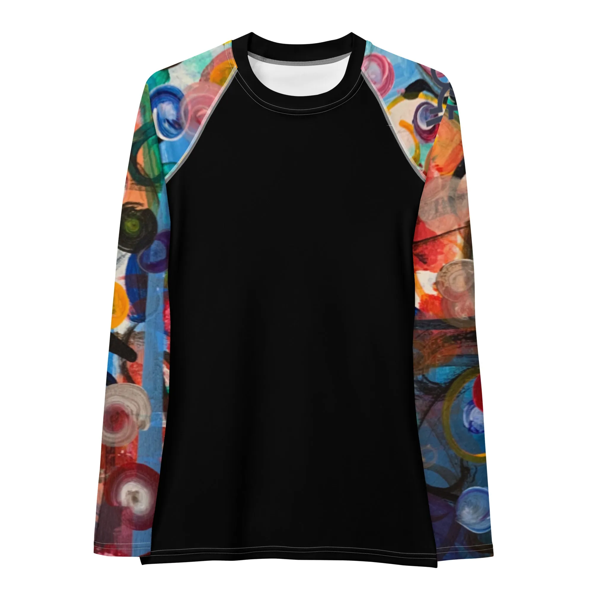 Black Rash Guard "Breeze" Sleeves