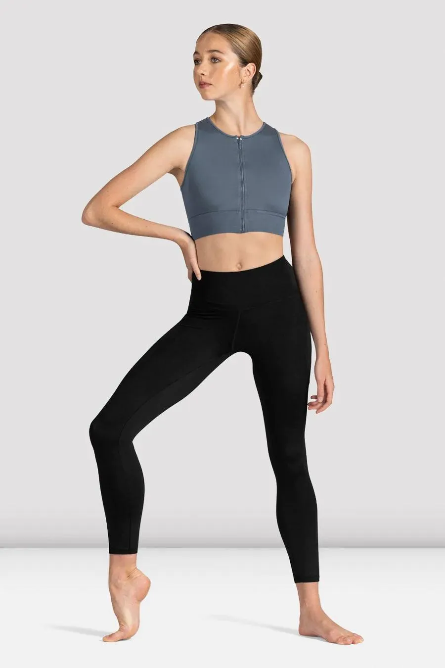 Bloch - Kya Zip Front Crop Top - Z1065