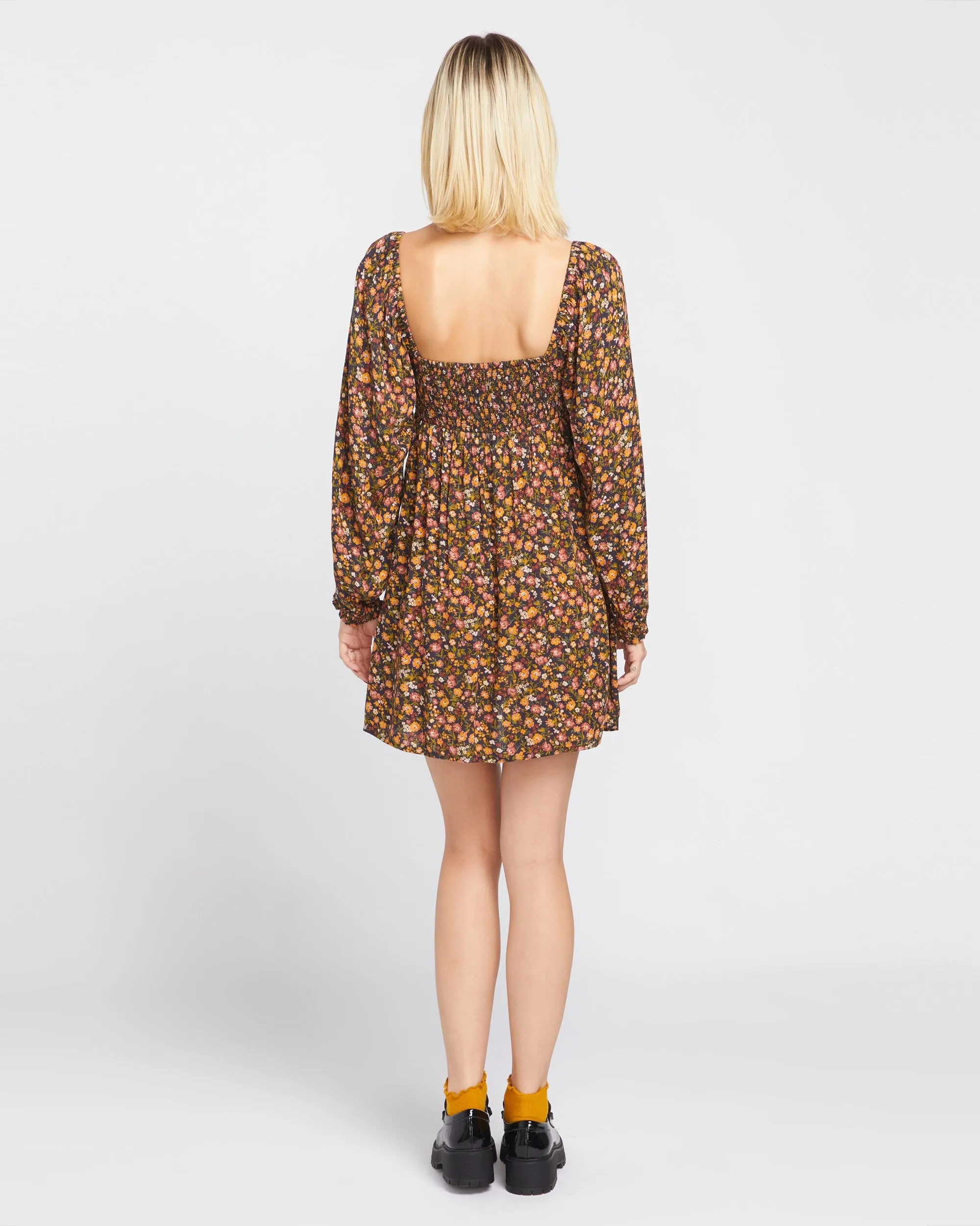 Blossom Binge Dress - Vintage Black