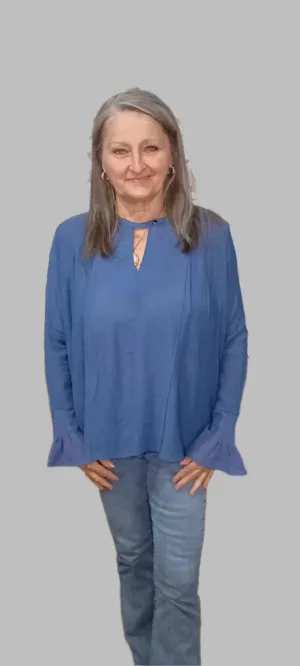Blue Bell Sleeve Shirt
