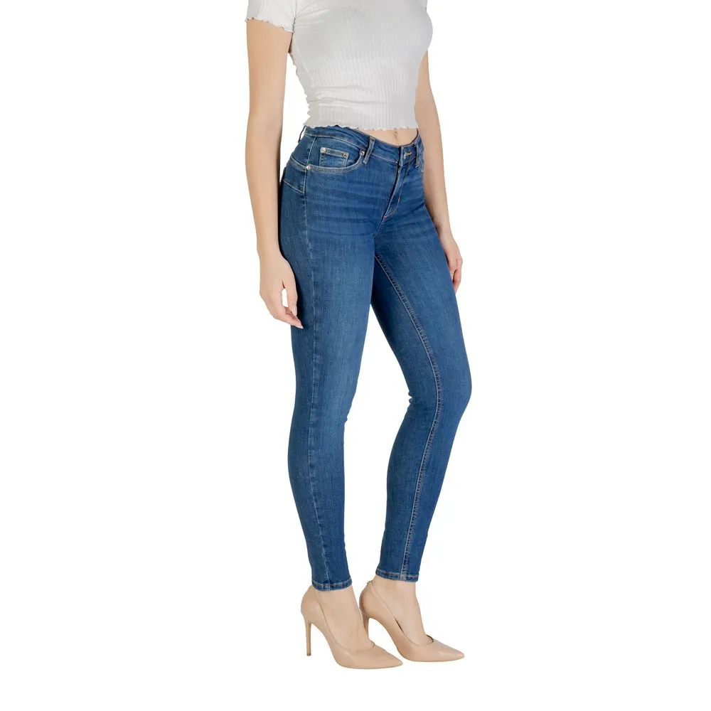 Blue Cotton Jeans & Pant
