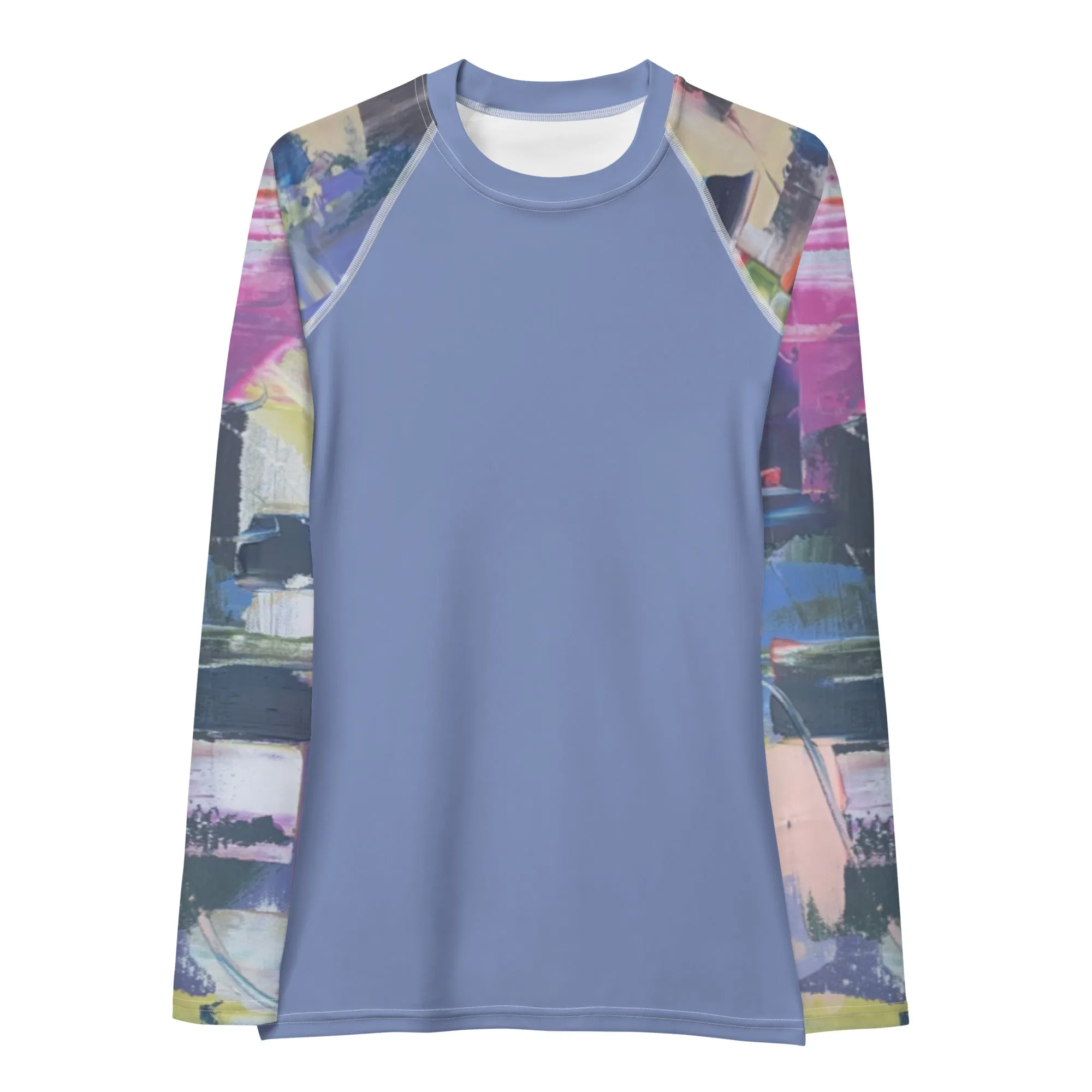 Blue Rash Guard with "Kris Kros" Sleeves