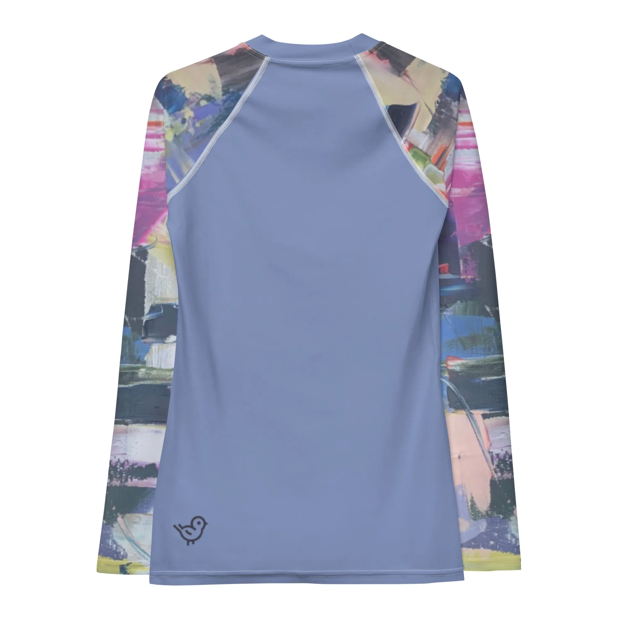 Blue Rash Guard with "Kris Kros" Sleeves