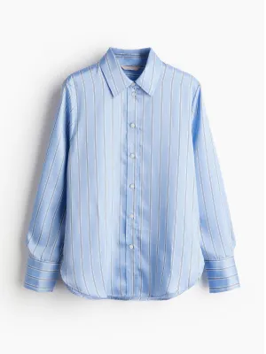 Blue striped shirt