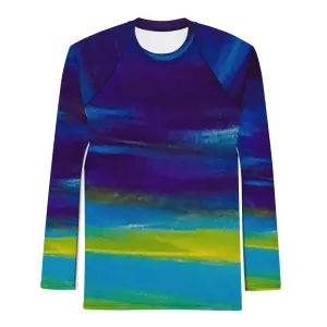 Blue Wave Men's Rash Guard