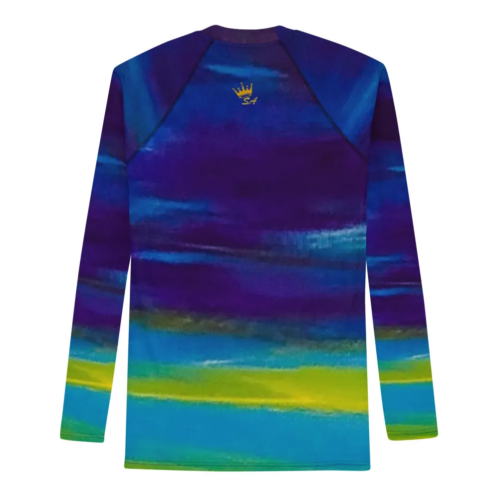 Blue Wave Men's Rash Guard