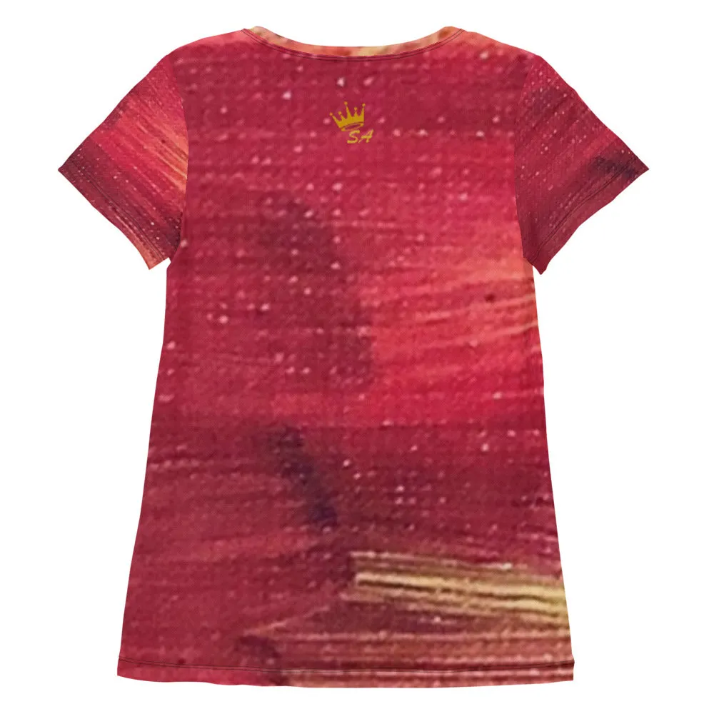 Blush  Women's Athletic T-shirt