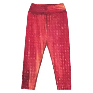Blush Yoga Capri Leggings