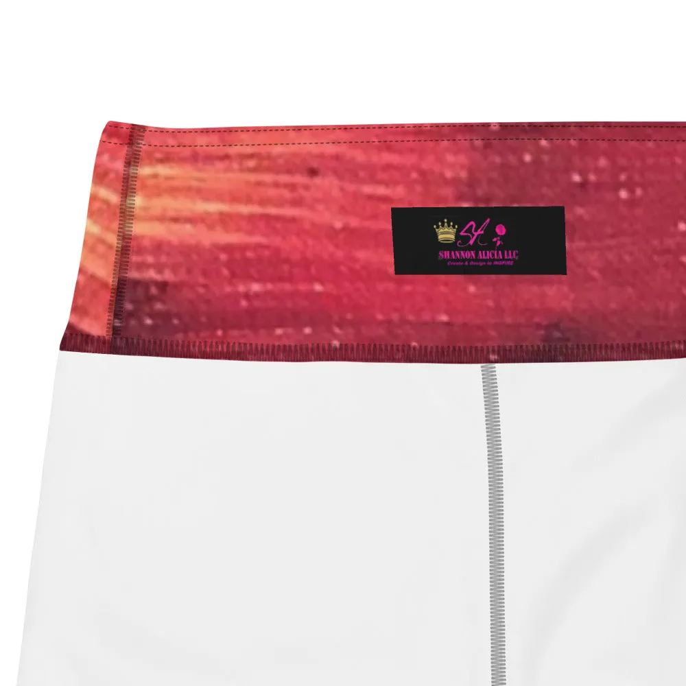 Blush Yoga Capri Leggings