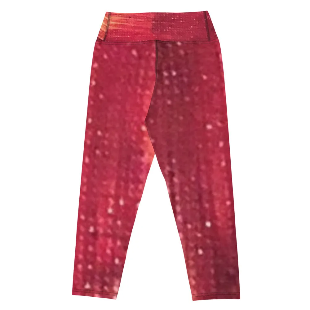 Blush Yoga Capri Leggings