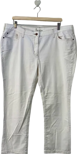 Boden White Straight Leg Jeans Size 20R