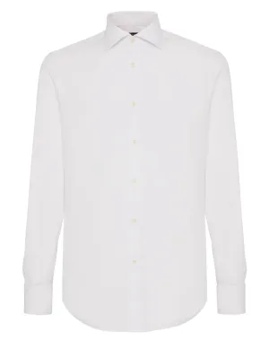 Boggi Milano Regular Fit Button Down Shirt, White