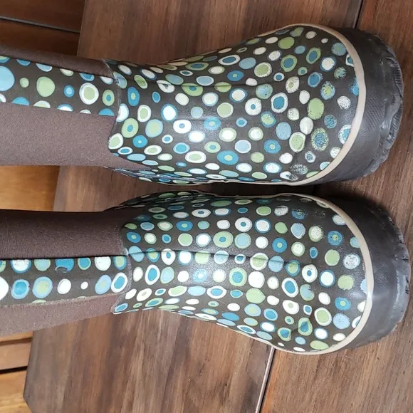 BOGS Girls Classic High Dots Boot Sz 10