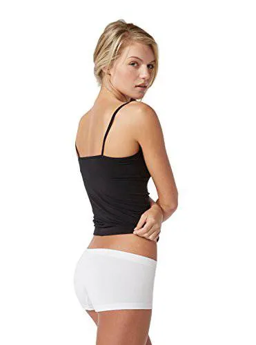 Boody Women's Cami Bamboo Viscose Classic Soft Elegance in a Camisole Black X-Large