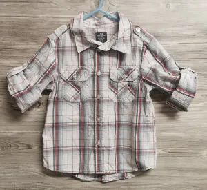 BOY SIZE 4/5 YEARS - H&M, Casual Dress Shirt VGUC B50