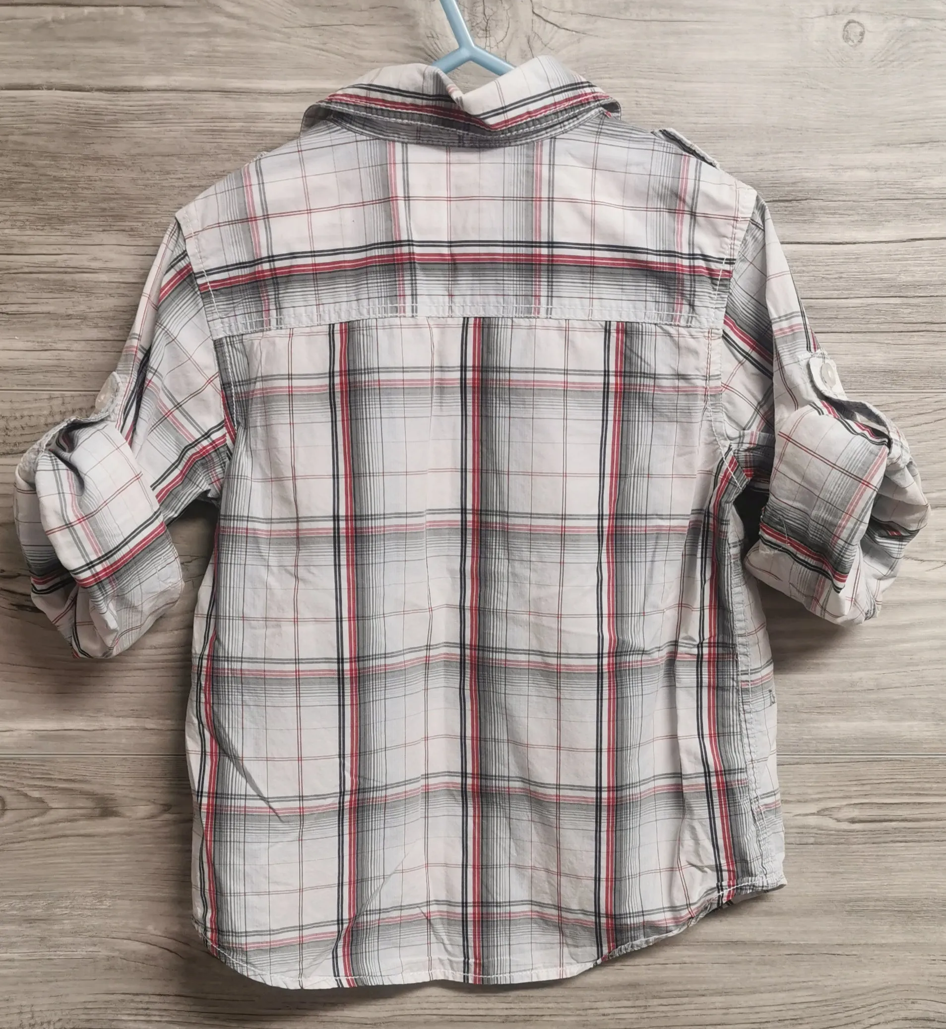 BOY SIZE 4/5 YEARS - H&M, Casual Dress Shirt VGUC B50