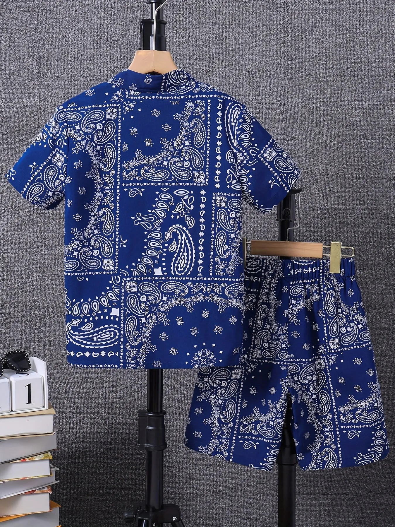 Boys Summer Casual Printed Outfit