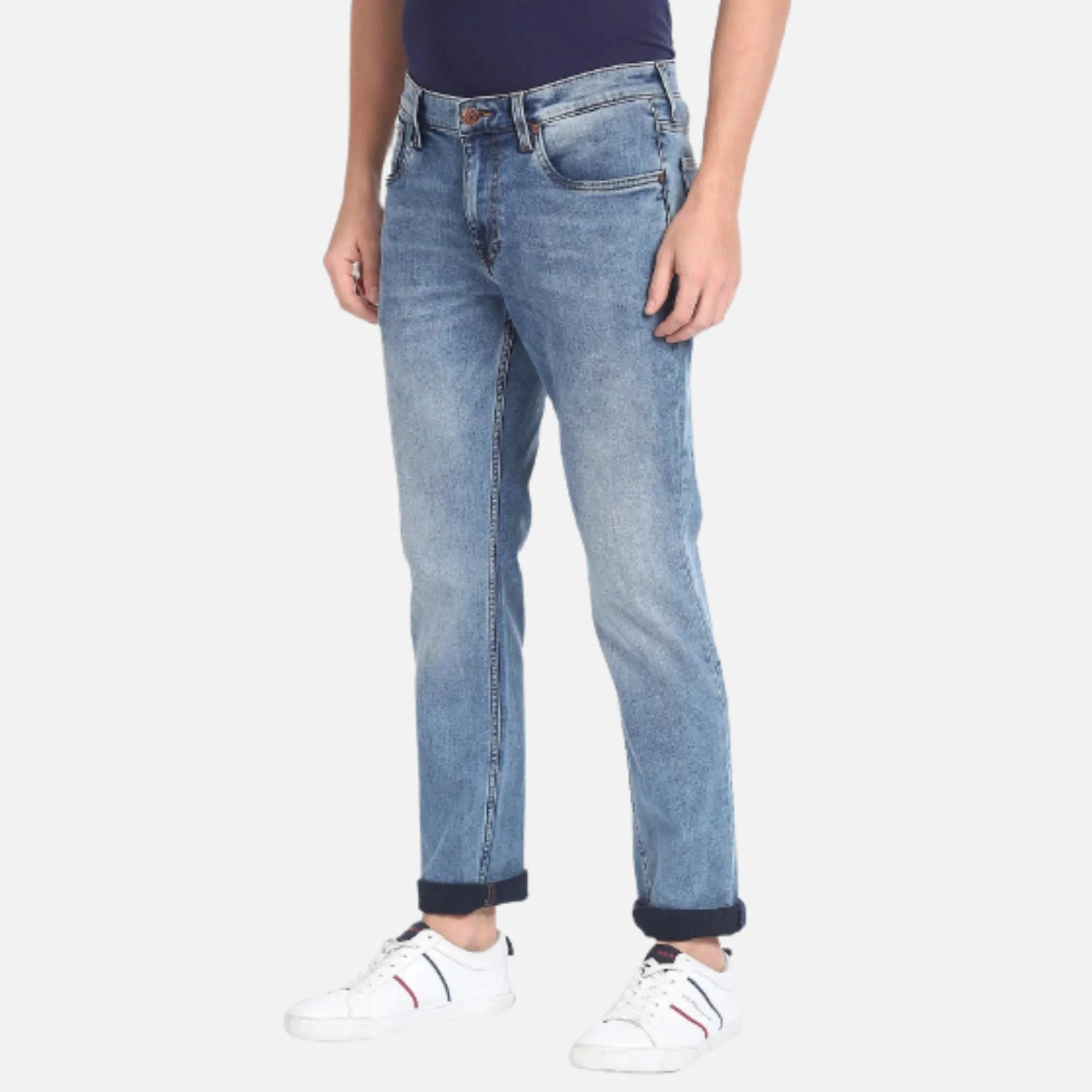 Brandon Slim Tapered Stone Wash Jeans