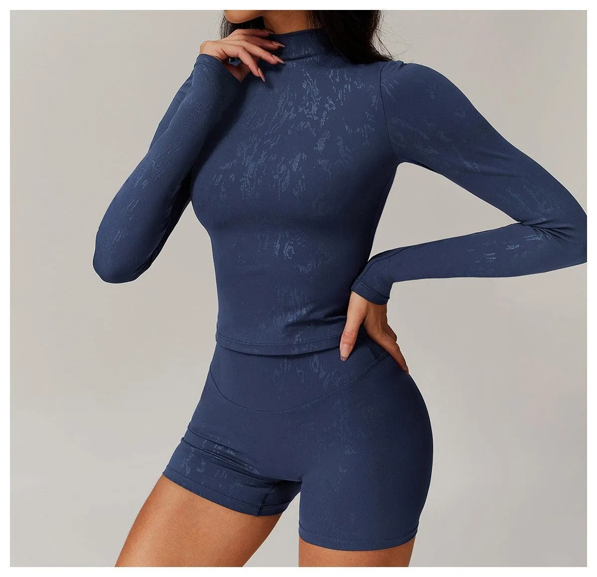 Bronzing Yoga Long Sleeve Top – Activewear