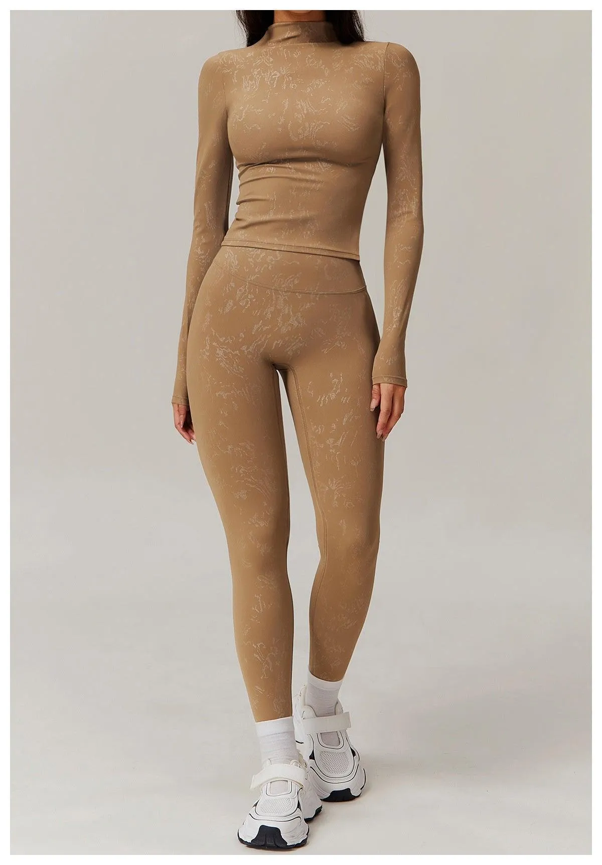 Bronzing Yoga Long Sleeve Top – Activewear