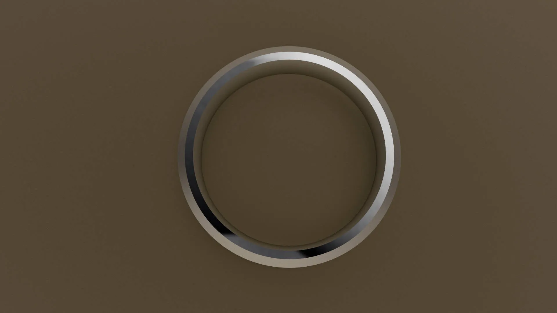 Brushed White Gold 6mm Beveled Edge Wedding Band